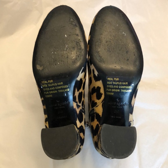 Kate Spade “Holly” Genuine Calf Hair Block Heel Booties, Size 6. Retail $358. - Picture 11 of 16